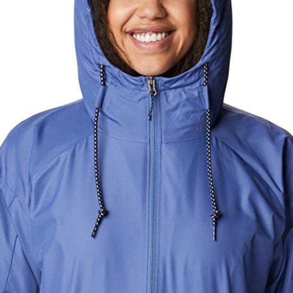 🆕 Columbia Women’s Side Hill Fleece Lined Windbreaker, Velvet Cove, Small, NWT - Picture 3 of 6